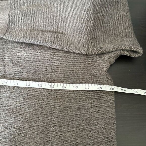 Calvin Klein Italian Yarn Sweater Womens Sz L Brown Crewneck Merino Wool Blend - Picture 9 of 10